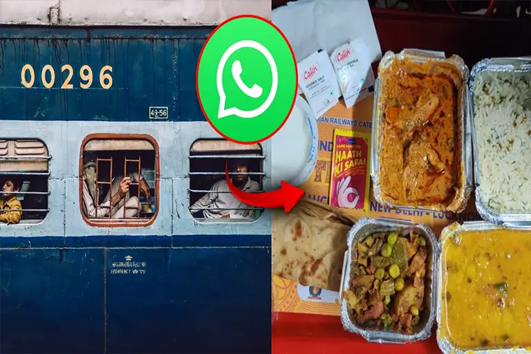 Train Food Through WhatsApp