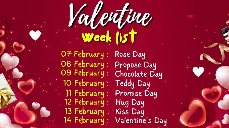 Valentine Week List 2024: कल से शुरू हो रहा है वैलेंटाइन वीक, जानिए किस दिन मनाया जाएगा कौन सा डे