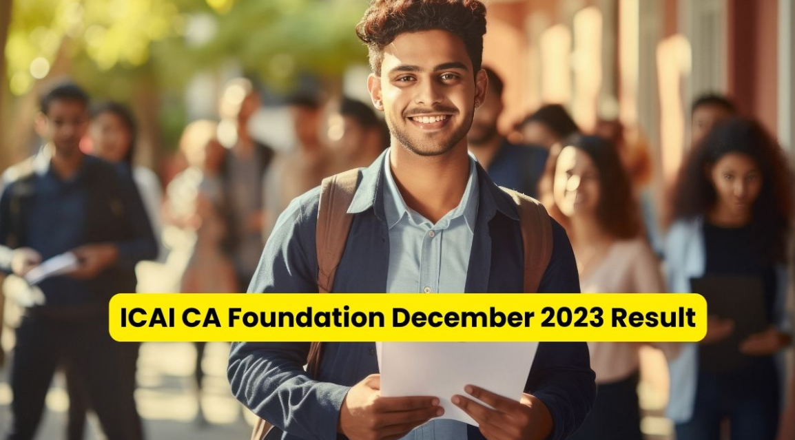 ICAI CA Foundation Result: सीए फाउंडेशन दिसंबर 2023 की परीक्षा रिजल्ट जारी, ऐसे देखे रिजल्ट